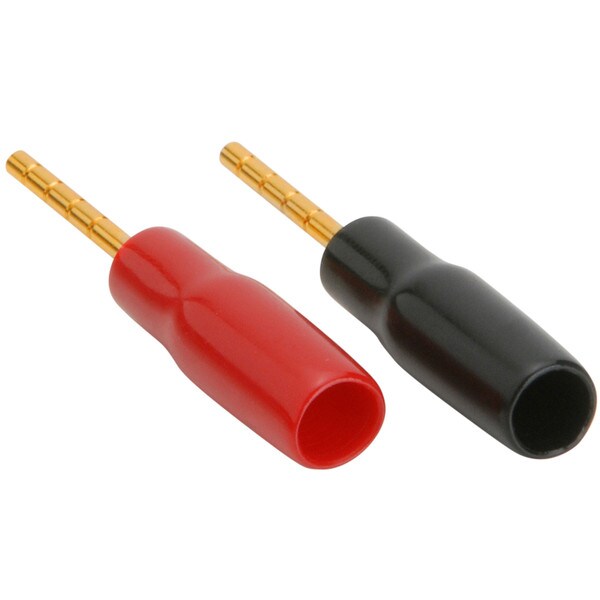 Main product image for 5-Pair Gold 12 AWG Speaker Pin Connectors Red and Black 091-301